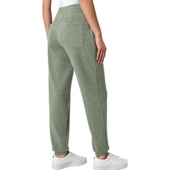 NWT Fleece Jogger Pull On Tapered Ankle  | Heather Green |  Medium | Mondetta - Picture 2 of 2
